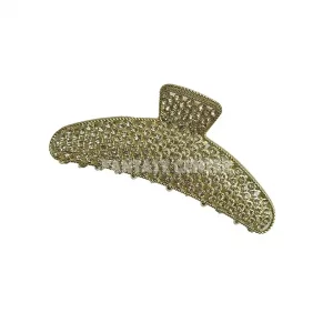 كليپس فلزى نگين دار طلایی