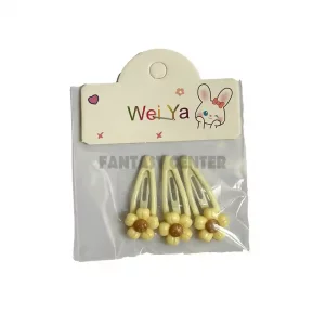 گیره مو گل‌دار