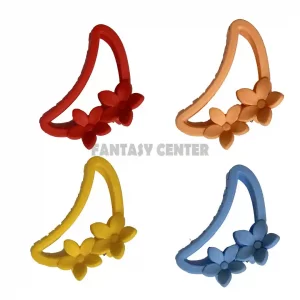 کلیپس مو طرح گل شمعی متوسط