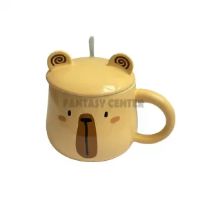 ماگ  سراميكى خرسى درب دار