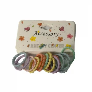 کش  مو قیطونی پاستیلی(بسته ۱۵ عددی)