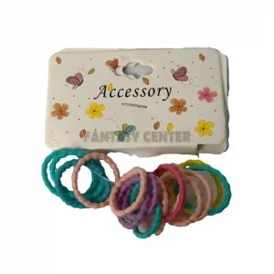 کش  مو قیطونی رنگی (بسته ۱۵ عددی)