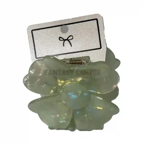 کلیپس بوفینی خاکستری گل صدفی