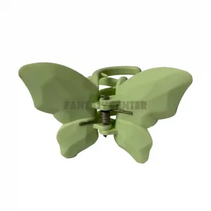 کلیپس شمعی سبز پروانه‌ای مات