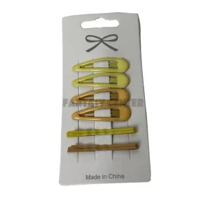 گیره سر تق تقی رنگی زرد