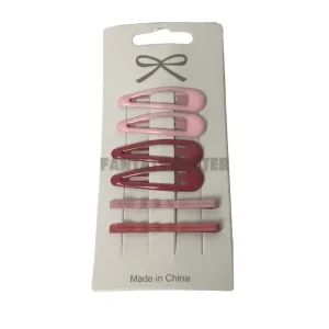 گیره سر تق تقی رنگی (بسته ۸ عددی)