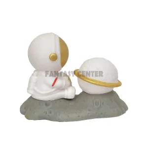 قیمت چراغ خواب دکوراتیو طرح ماه و فضانورد نشسته