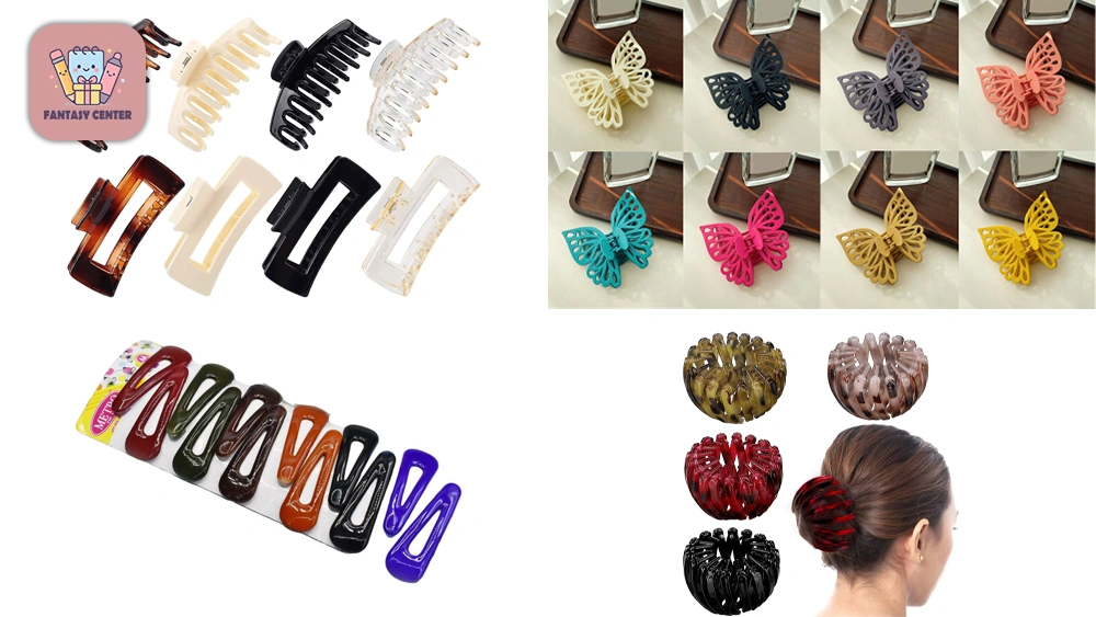 ۴ مدل گیره موی سر