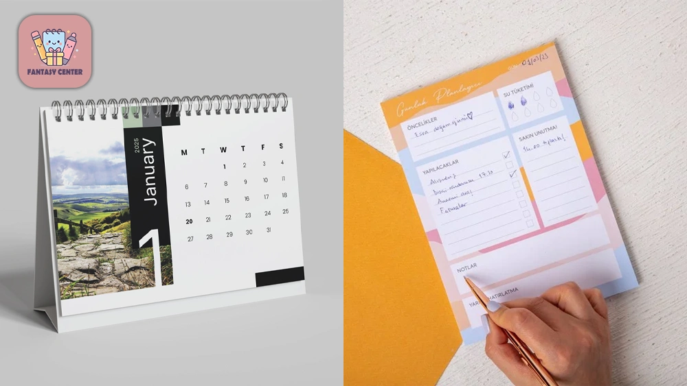 تقویم رومیزی و و پلنر یکی هستند؟