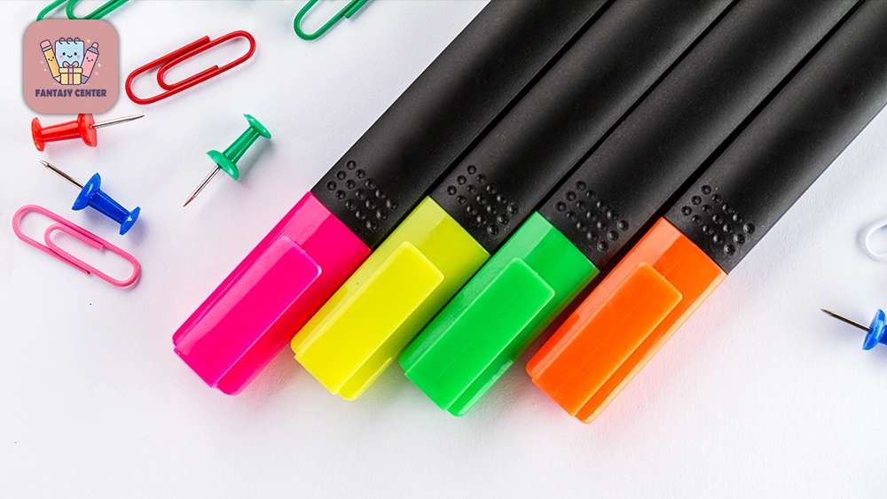 پیش از اینکه نوک هایلایتر خشک شود