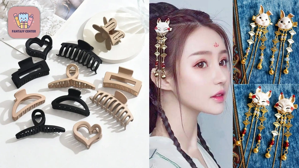 خرید کانزاشی و کلیپس مو