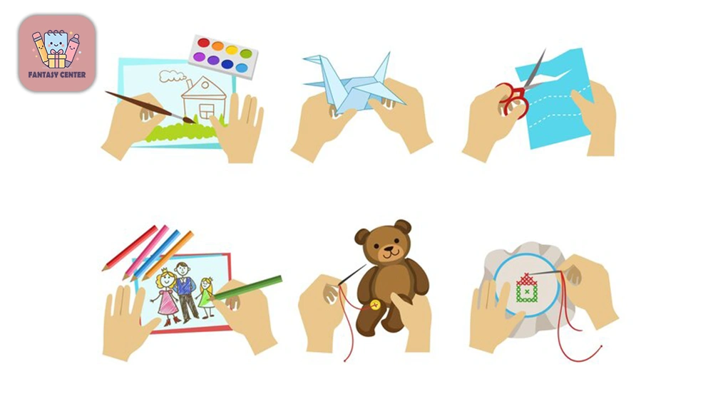 وسایل ضروری برای کاردستی در مهدکودک