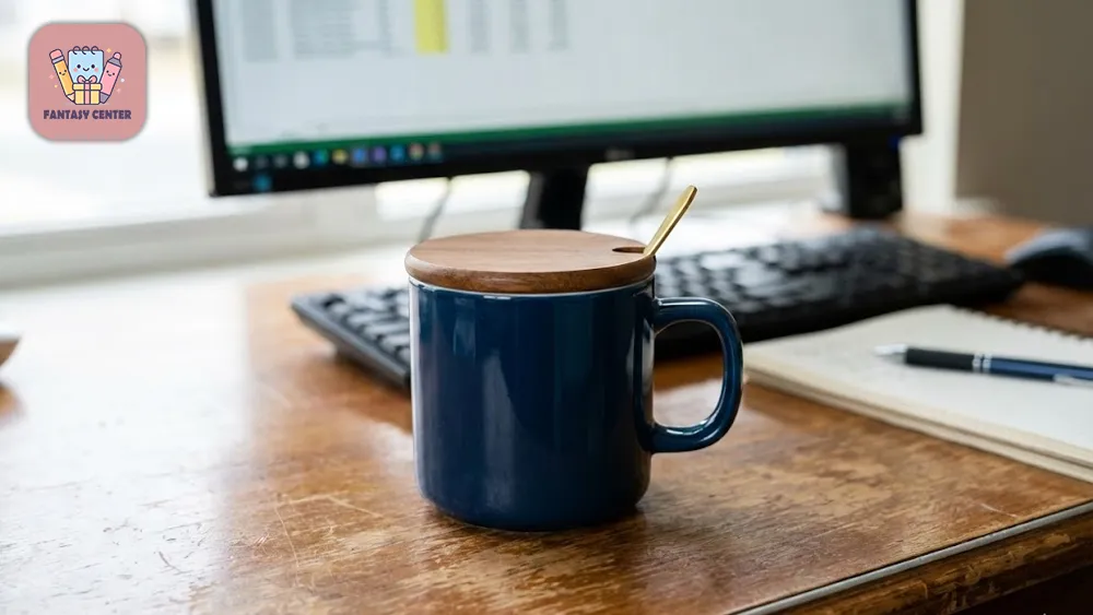 ماگ&zwnj;های درب&zwnj;دار و قاشق&zwnj;دار؛ یک ایستگاهِ نوشیدنیِ کامل