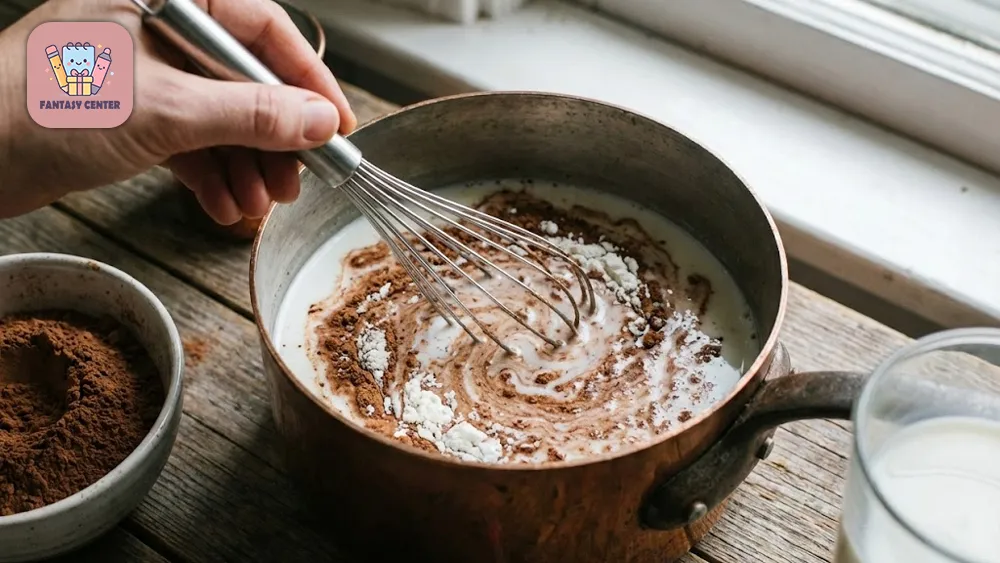 شروع با شیر سرد - پخت هاتچاکلت