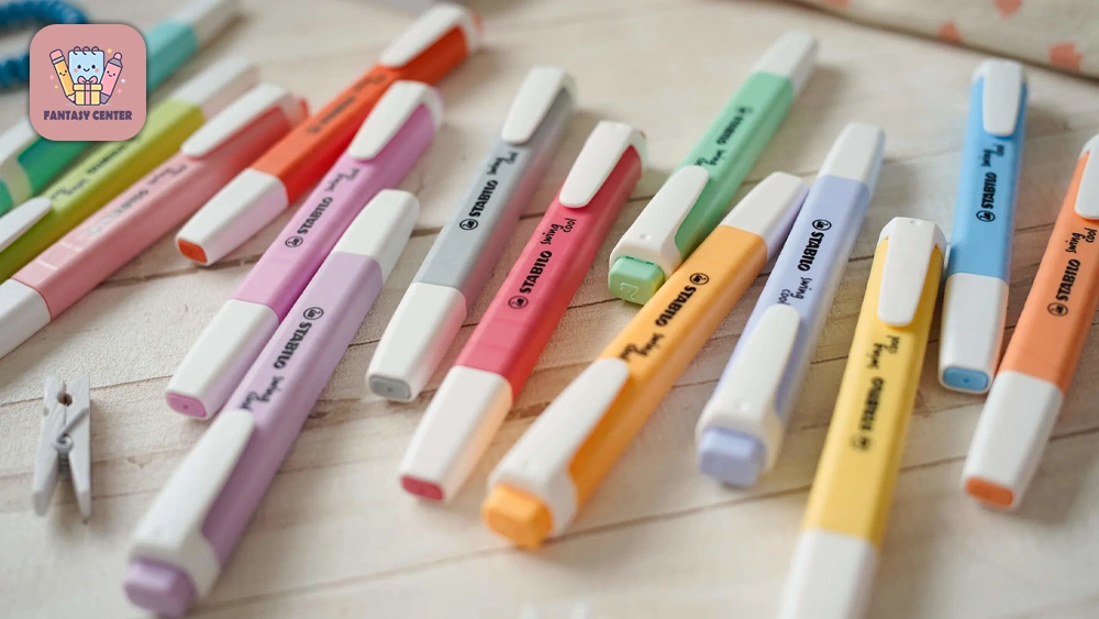 تفاوت ماژیک هایلایتر پاستلی و فلورسنت چیست؟