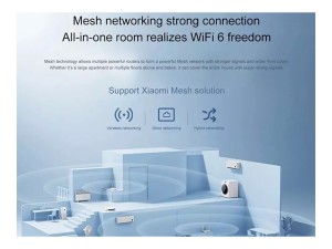 روتر بی سیم دوبانده شیائومی Xiaomi Redmi AX3000 WIFI6 Dual-Band Router RA81