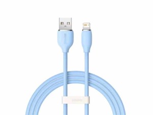 کابل یو‌اس‌بی به لایتنینگ بیسوس Baseus CAGD000004 Jelly Liquid Silica Gel USB to iP Fast Charging Data Cable 2.4A