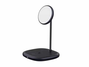 پایه نگهدارنده مگنتی و شارژر وایرلس بیسوس Baseus Swan 2-in-1 Wireless Magnetic Charger 20W WXSW