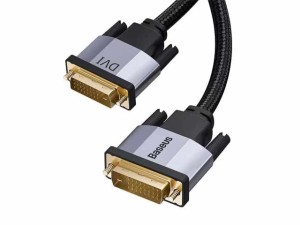 کابل تبدیل دی‌وی‌آی 2 متری بیسوس Baseus Enjoyment 2K DVI To DVI Cable CAKSX-R0G