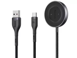 کابل تایپ سی و داک شارژ ساعت بیسوس Baseus Cafule One-for-two Data Cable USB to C+ Watch Charging Dock