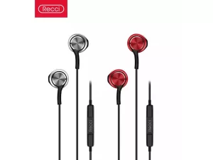 هندزفری سیمی با جک 3.5 میلی‌متری رسی Recci wired earphone j500