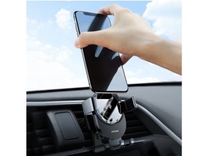 پایه نگهدارنده و شارژر بی‌سیم داخل خودرو جویروم Joyroom Wireless Charging Car Holder air vent JR-ZS212