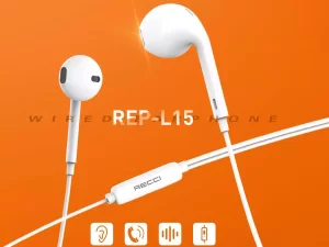 هندزفری سیمی با جک 3.5 میلی‌متری رسی Recci REP-L15 Wired Earphone