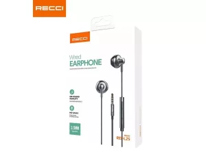 هندزفری سیمی با جک 3.5 میلی‌متری رسی Recci REP-L25 Wired Earphone