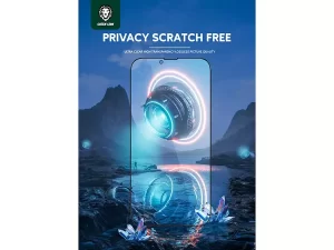 محافظ صفحه نمایش شیشه ای پرایویسی آیفون 13 و 13 پرو گرین Green iphone 13/13 Pro 3D Scratch Free Privacy Glass