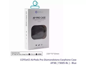 قاب محافظ ایرپاد پرو طرح الماس کوتتسی Coteetci Airpods Pro Diamond pattern case 73005