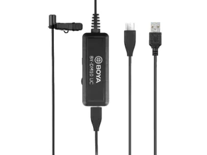 میکروفون با سیم یقه ای بویا BOYA BY-DM10 UC Microphone with Lightning and USB Type-A Cables