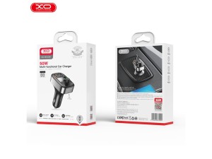 شارژر فندکی و گیرنده بلوتوث خودرو با توان 50 وات ایکس او XO FM Car Transmitter BCC06 with Bluetooth / USB 50W