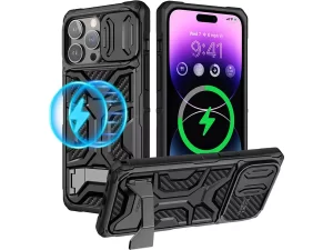 قاب محافظ آیفون 14 پرو مکس و هولدر موبایل نیلکین Nillkin Apple iPhone 14 Pro Max Adventurer Pro Case