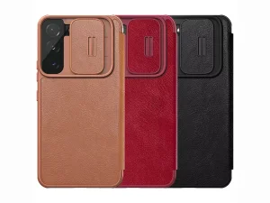 کیف چرم نیلکین سامسونگ Nillkin Samsung Galaxy S22 Plus Qin Pro leather case