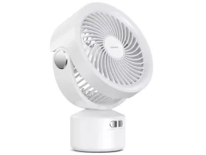 پنکه دستی دارای پایه جداشدنی، چراغ و ریموت کنترل یوسامز USAMS US-ZB258 Multi-functional Outdoor Silent Fan