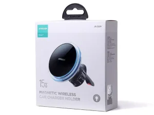 هولدر موبایل مگنتی و شارژر وایرلس 15 وات داخل خودرو جویروم Joyroom JR-ZS291 Magnetic Wireless Car Charger Holder(Air Vent)