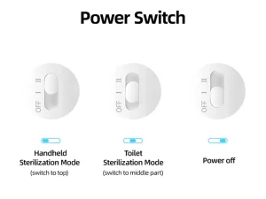 دستگاه ضدعفونی کننده توالت فرنگی هوشمند یوسامز USAMS US-ZB210 Smart Portable Toilet UV Lamp