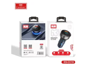 شارژ فندکی تایپ سی و یو اس بی 63 وات ارلدام Earldom 2port car charger model ES-CC10