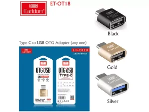 مبدل تایپ سی به یو اس بی ارلدام Earldom ET-OT18 Type-C to USB Converter