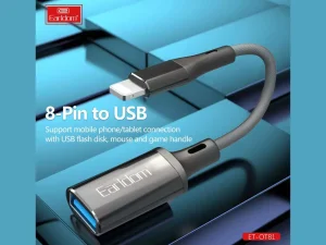 مبدل اوتی‌جی آیفون یواس‌بی به لایتنینگ ارلدام EARLDOM ET-OT81 OTG adapter 8 Pin