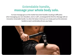 ماساژور بدن تفنگی تاشو کیکا KiCA EVO Foldable Massage Gun