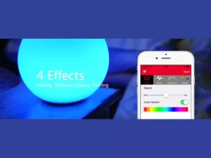 لامپ ال‌ای‌دی بلوتوثی هوشمند شارژی مایپو Mipow BTL301W PlayBulb Sphere Bluetooth LED Bulb