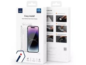 گلس آیفون 15 پرومکس ویوو همراه با ابزار نصب Wiwu Easy instal tempered glass IP15 pro max SQ-005