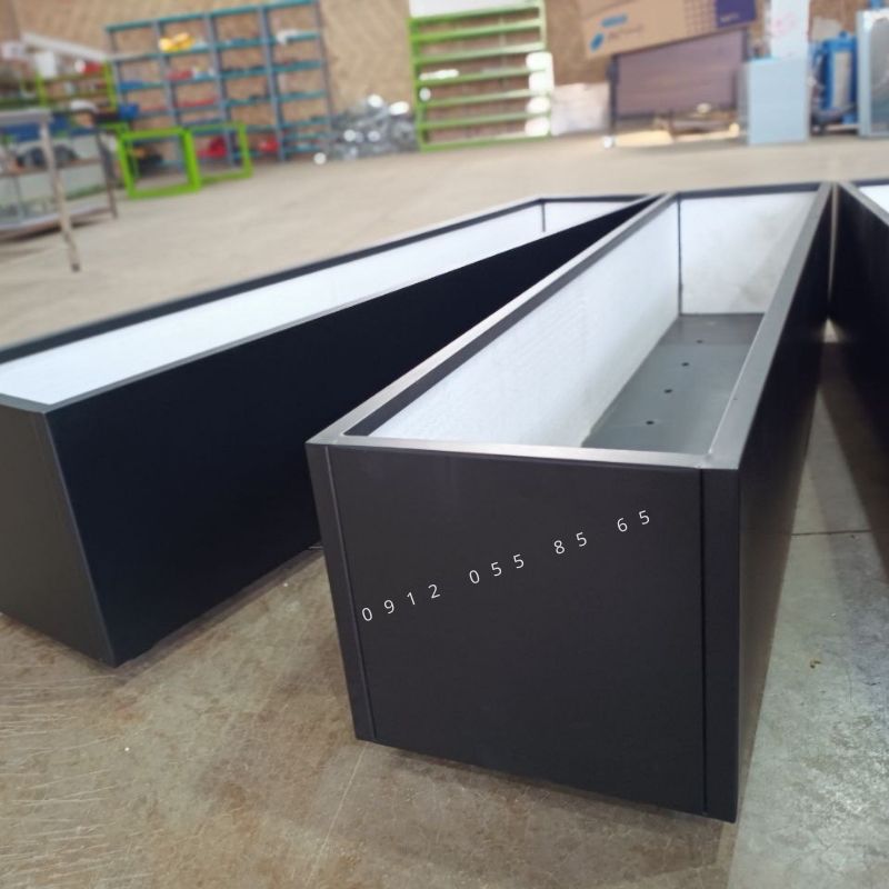 فلاورباکس فلزی  (کاشت مستقیم گیاه)