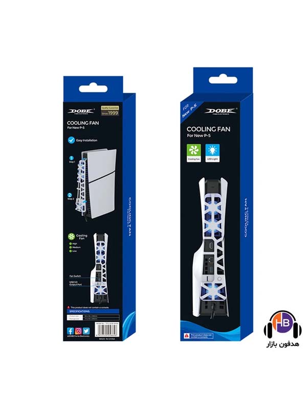فن خنک کننده پلی استیشن 5 اسلیم مدل Dobe TP5-3538