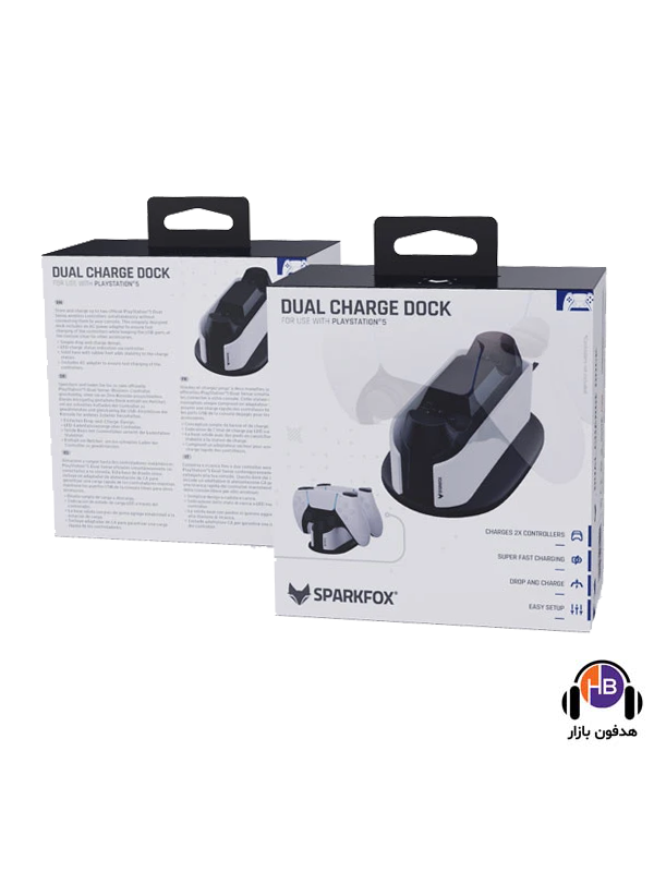 پایه شارژر دسته PS5 اسپارک فاکس مدل W20P504-01