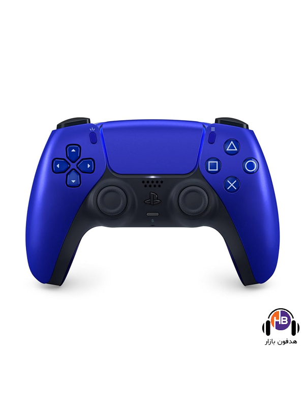 دسته PS5 دوال سنس | اصلی | آکبند | رنگ آبی متالیک Cobalt Blue