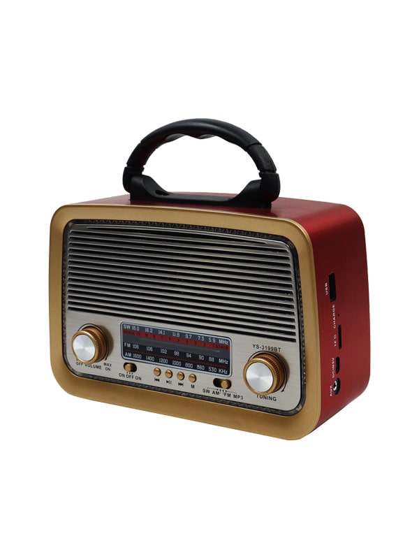 رادیو بلوتوث کلاسیک R-3199BT | رادیو اسپیکر