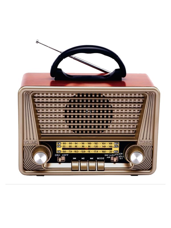 رادیو بلوتوث کلاسیک R-7188BT | رادیو اسپیکر