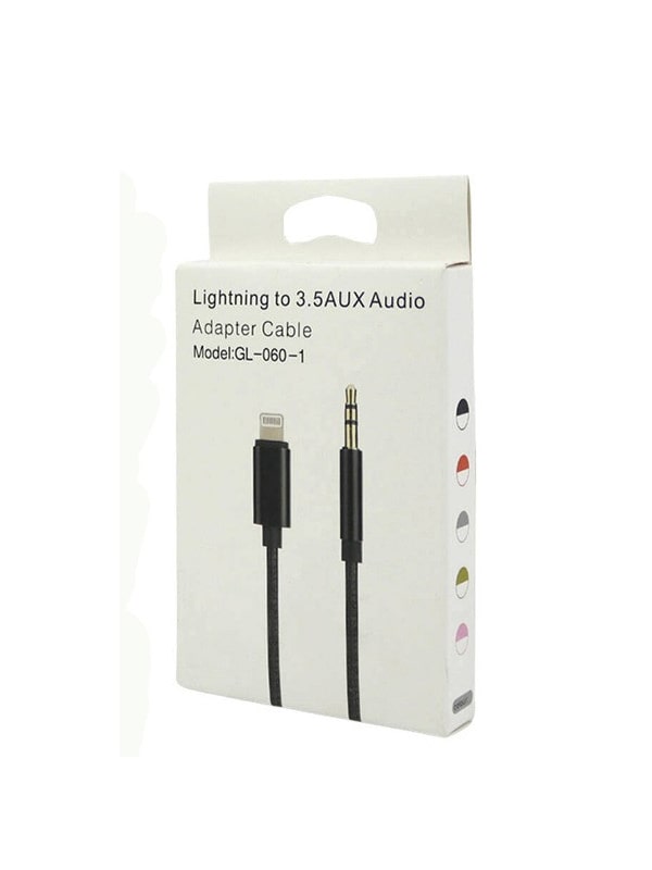 کابل AUX آیفون لایتنینگ به 3.5 میلی متر مدل GL060